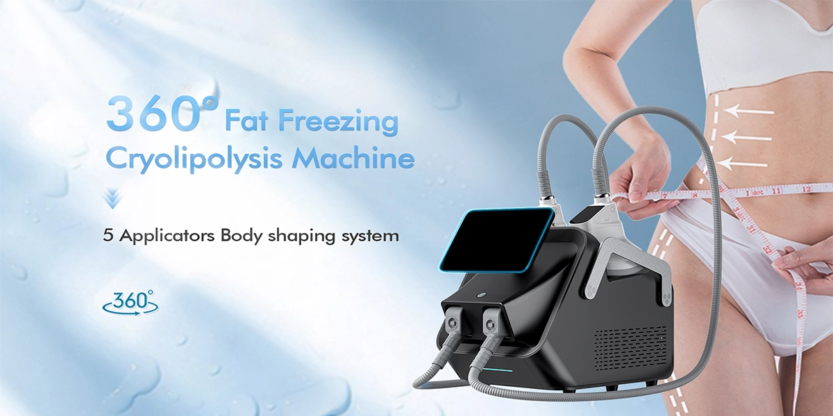 جهاز تنحيف الجسم Cryolipolysis المحمول بالفيديو